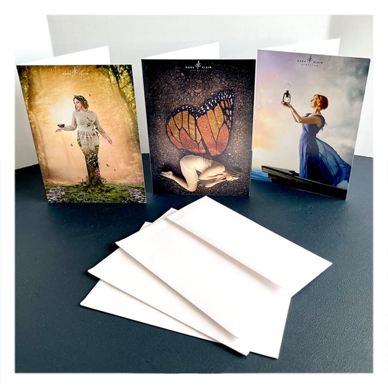 Cards of Hope — greeting card set featuring fine art portraits of breast cancer survivors from the Images of Hope book by Dana Klein