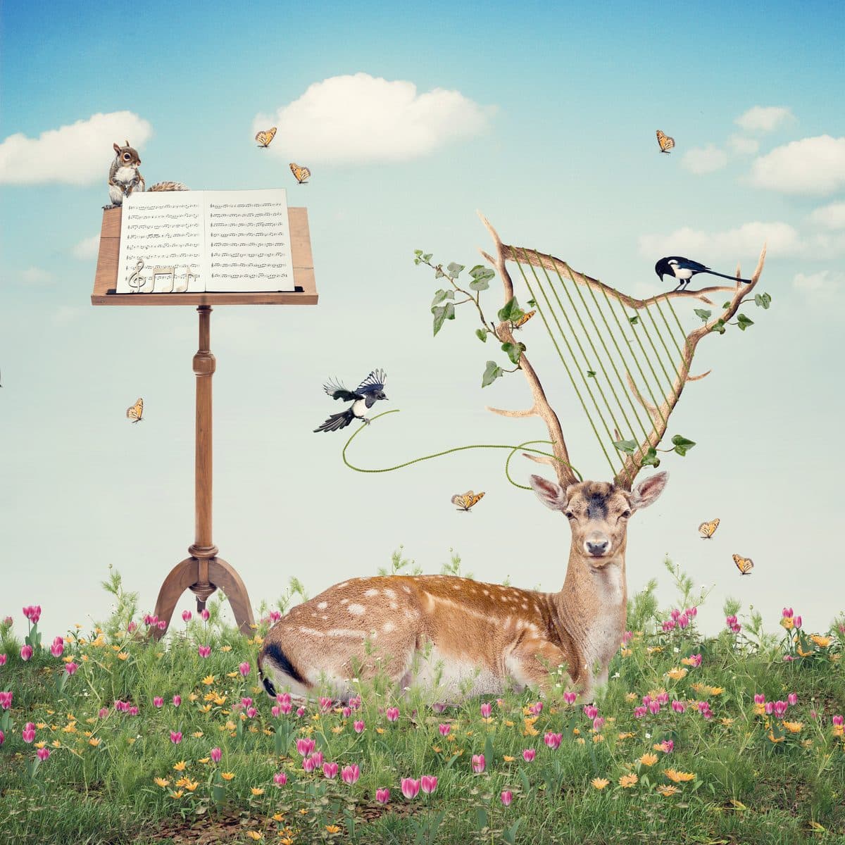 Pulling Strings — limited edition petite fine art print by Dana Klein Creative