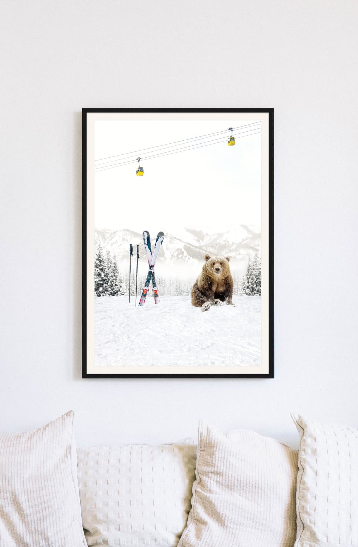 Lunch Break displayed on a wall