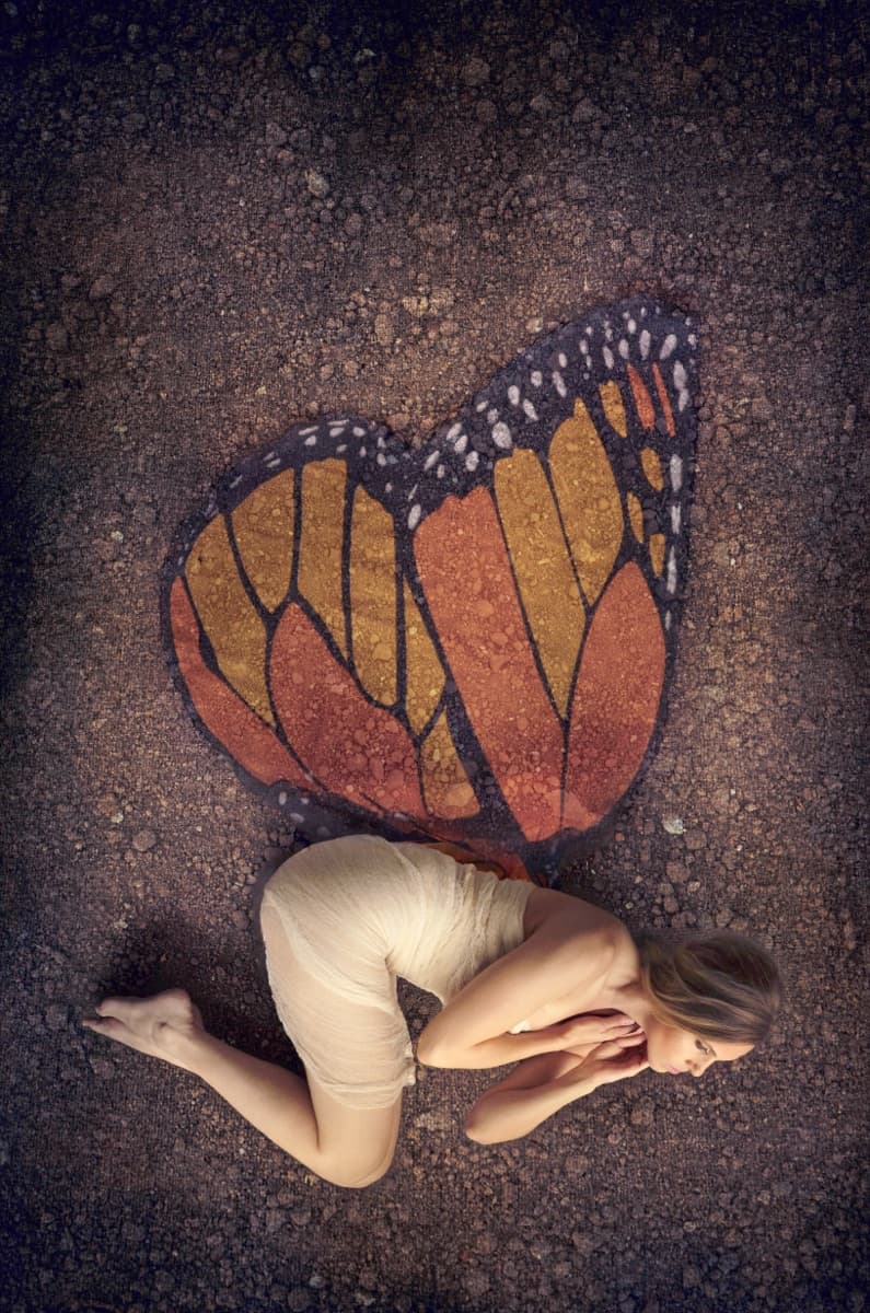 Rebirth — fine art composite portrait of a breast cancer survivor by Dana Klein for Images of Hope